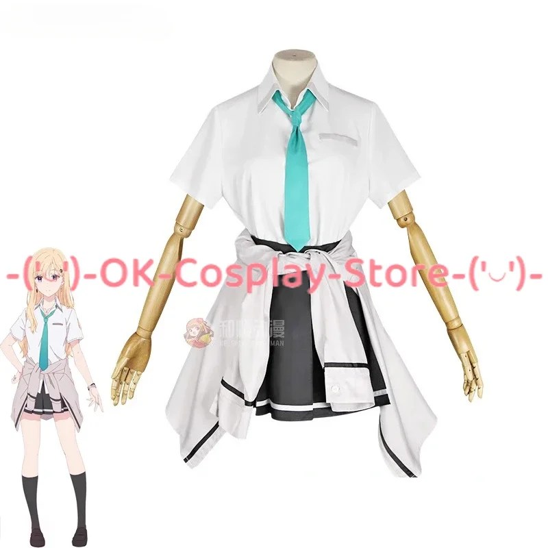 

Ayase Saki Cosplay Costume Anime Days with My Stepsister Cosplay Party Suit Coat Shirt Skirts Halloween Uniforms Custom Made