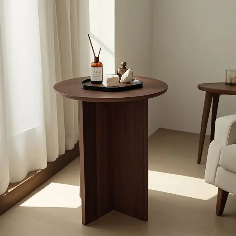 Medieval coffeeretro side table net small round retro sofa coffee ins bed and breakfast bedside