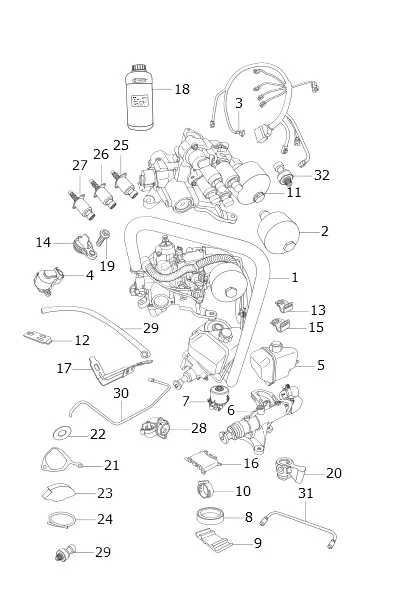 الأصلي 1 قطعة المحرك القابض ل الصينية شيري A1 تيجو X1 QQ قطع غيار محرك السيارة عالية الجودة 513EHA- 1707013 #4