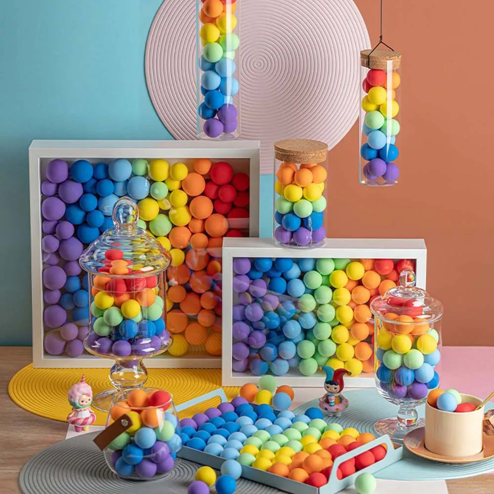 Photo Background Candy Color Ball Ornaments Cosmetics Nail Art Gourmet Cake Baby Products Photo Shooting Scene Geometry Props