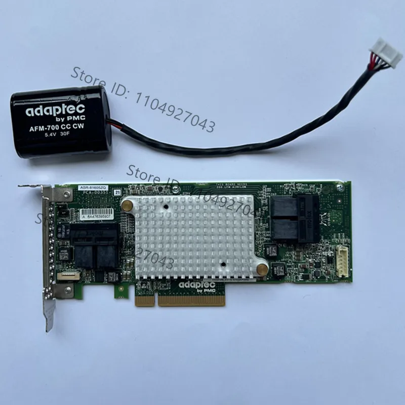 Original Adaptec ASR-81605ZQ 1G cache HBA raid array card expansion card