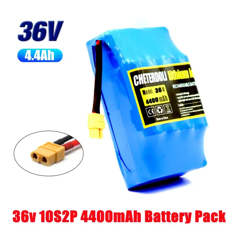 Imagem -02 - Aleaivy-bateria de Íon de Lítio Recarregável com Cabo Kit para Scooter M365 e Pro Battery Pack 36v 4.4ah 18650