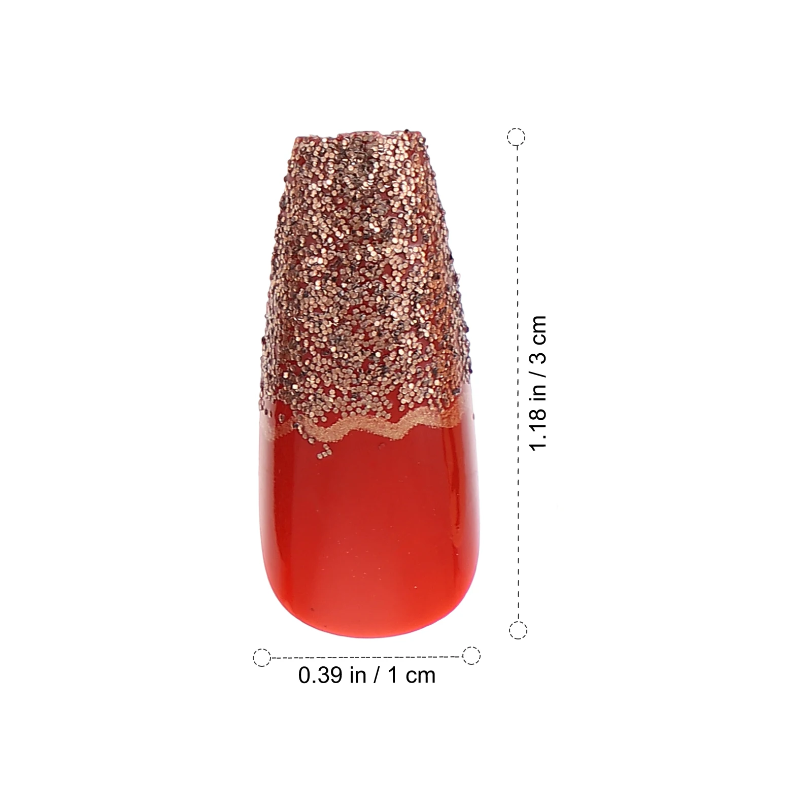 

96 Pcs Nail Patch Decals Xmas False Christmas Girls Fake Nails Manicure Women Abs Tips Miss