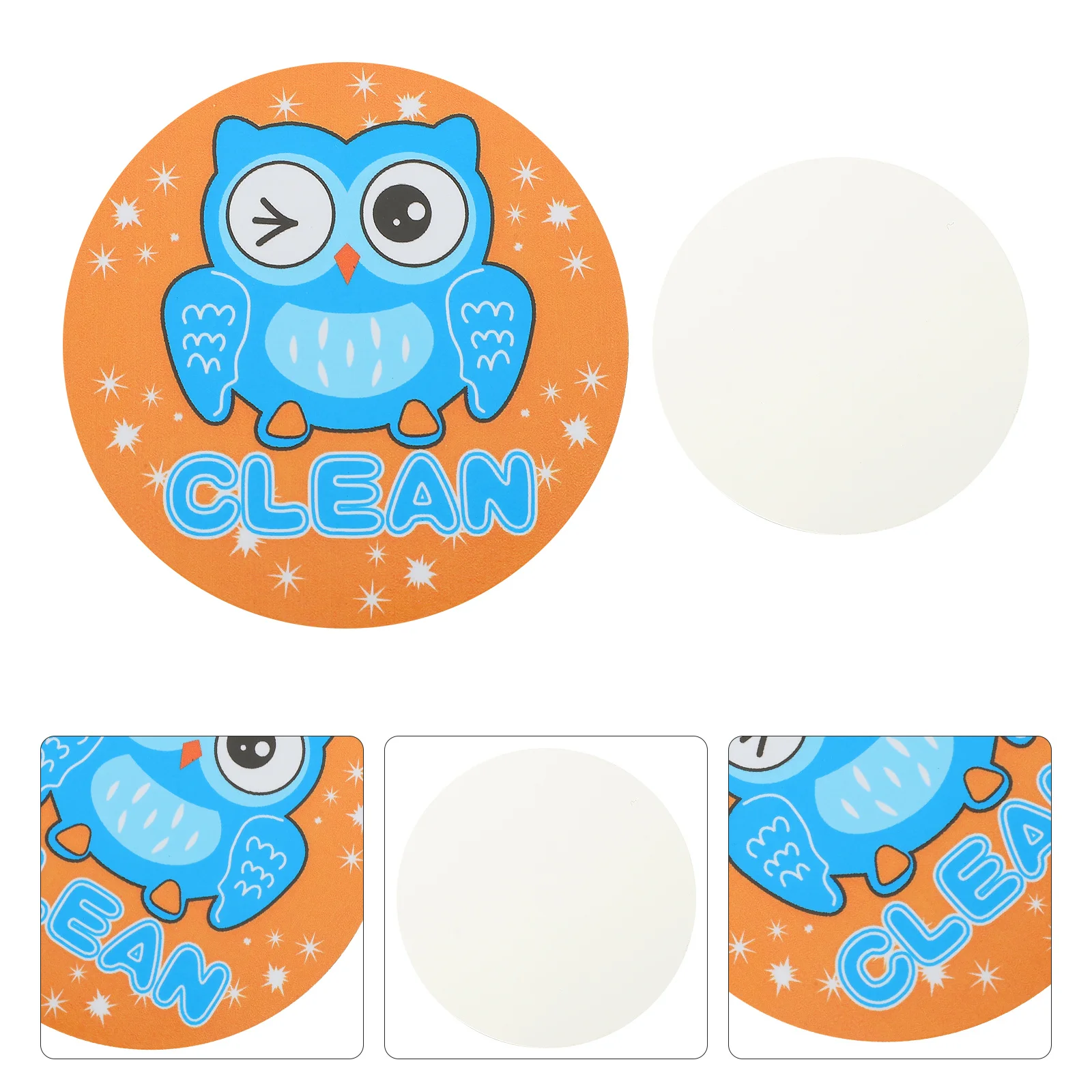 مغناطيس غسالة الصحون علامة نظيفة قذرة مزدوجة الوجهين الكرتون غسالة مؤشر المغناطيسي اكسسوارات المطبخ مكتب المنزل #1