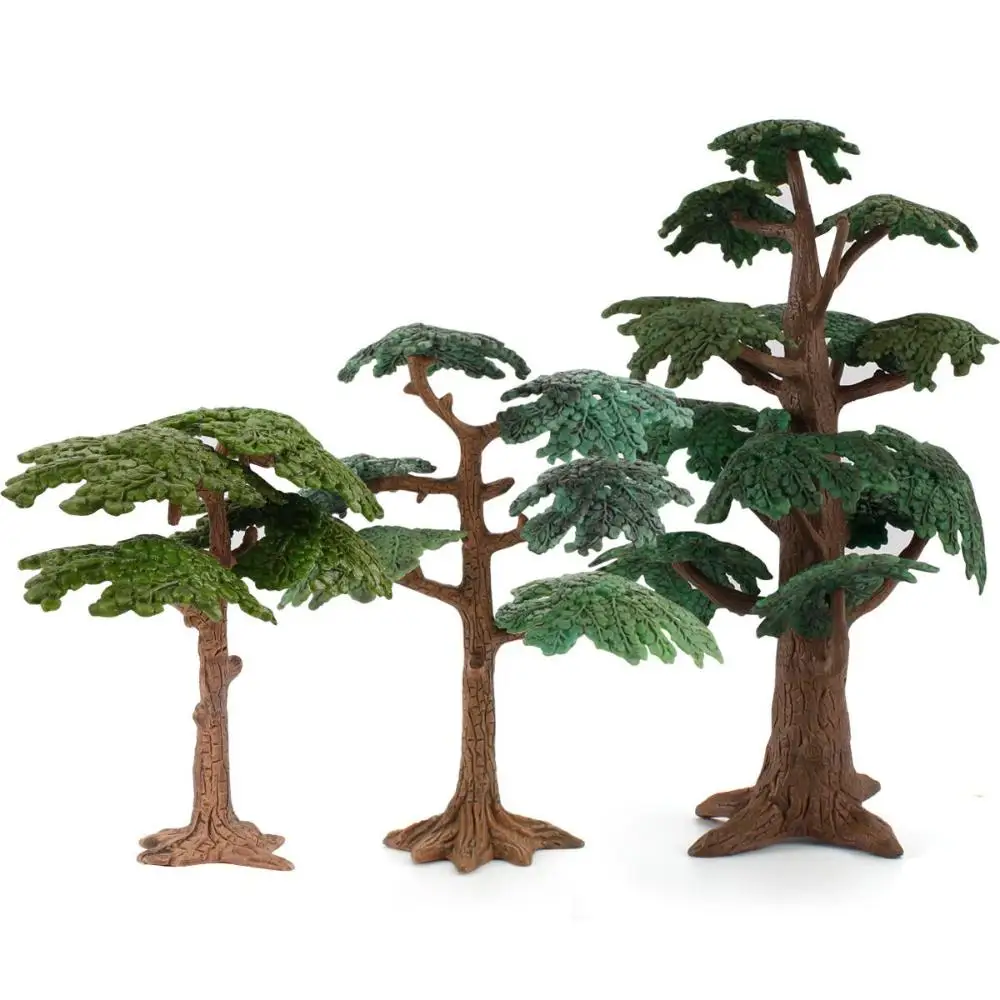 Miniature Trees Jurassic Period Plants Bush Scene Model Dollhouse Ornament Micro Landscape Layout Accessories Fairy Garden Decor