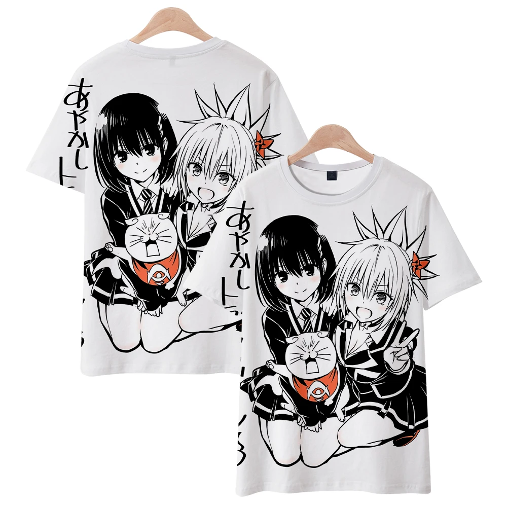 Ayakashi Triangle Anime T-shirt Crewneck Short Sleeve Men Women's Tshirt Harajuku Streetwear New Japan Manga 3D Clothes