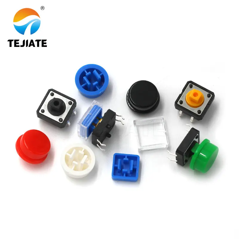 20PCS A24 button cap square/round cap micro touch switch B3F-4055 button 12 * 12 * 7.3mm