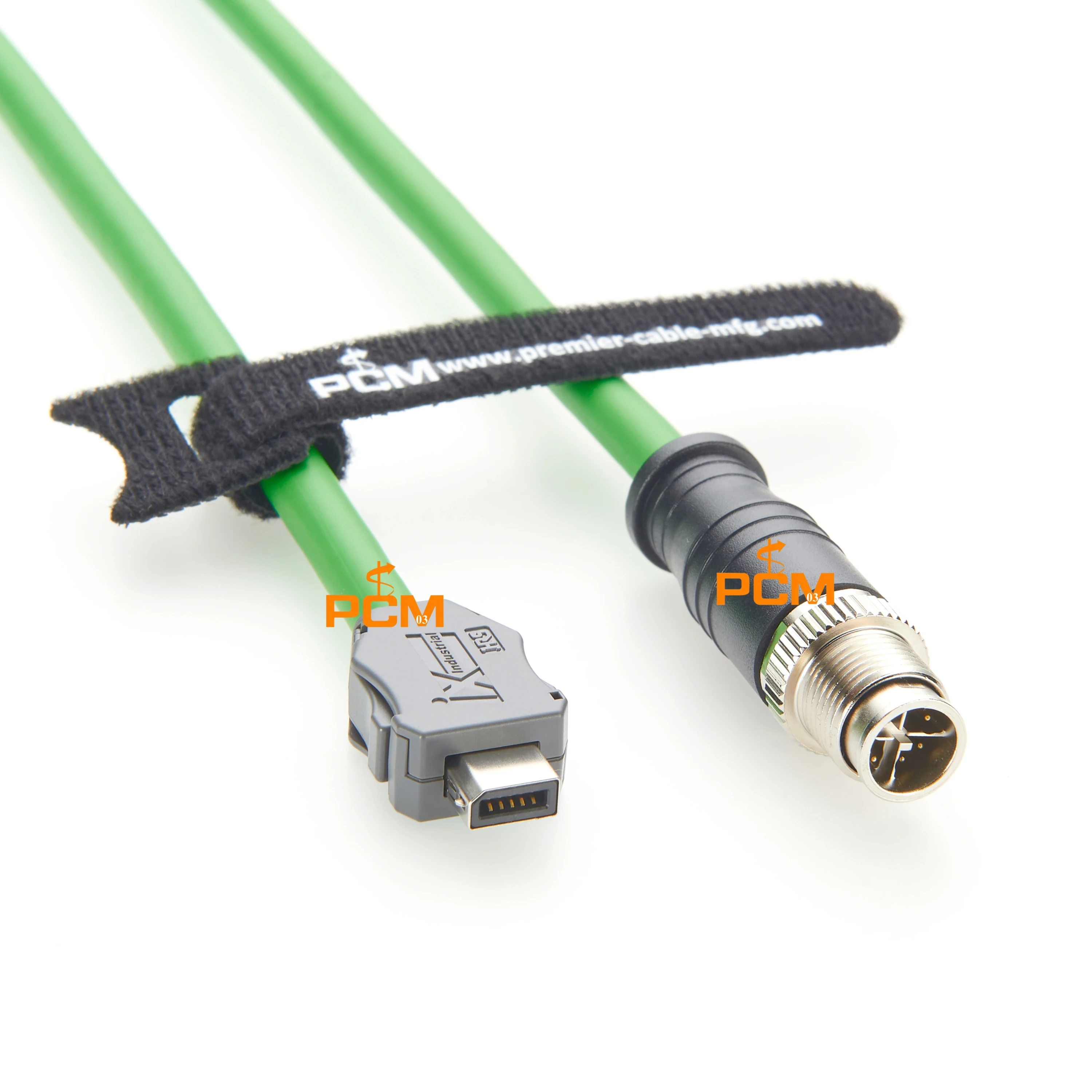 IX Industrial B to M12 connector 8 pin X code Cat6a Ethernet Cable Profinet Network LAN cord for Industrial Camera Switch
