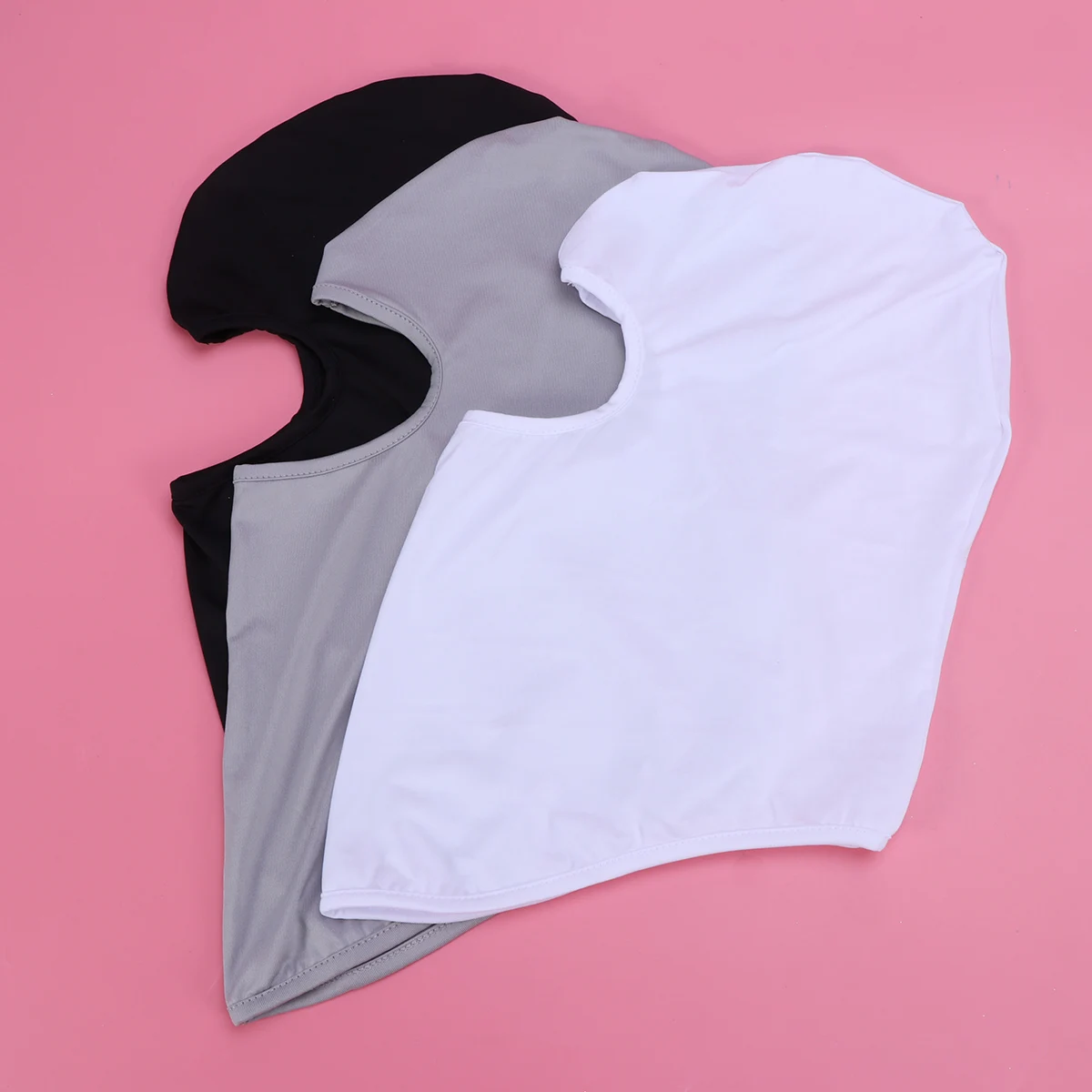 

3 PCS Windproof UV Protection Face Mask Breathable Unisex Hood Mask Motorcycle Cycling Full Face Hat for Men Women Outdoor Activ