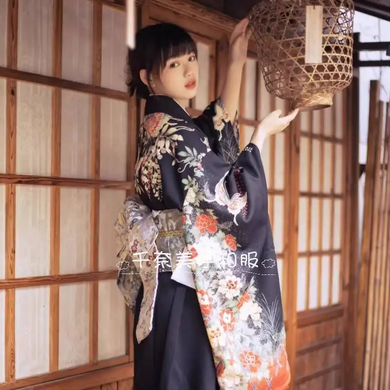 

New Kimono Women Formal Dress Japanese Chinese Style Formal Dress Tradition Gentle Women's Clothing Literature And Art Retro