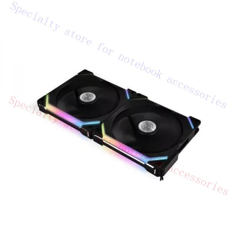 A+  for Lian Li SL140 Uni Fan ARGB PWM 140mm 2 Pack with Controller - Black