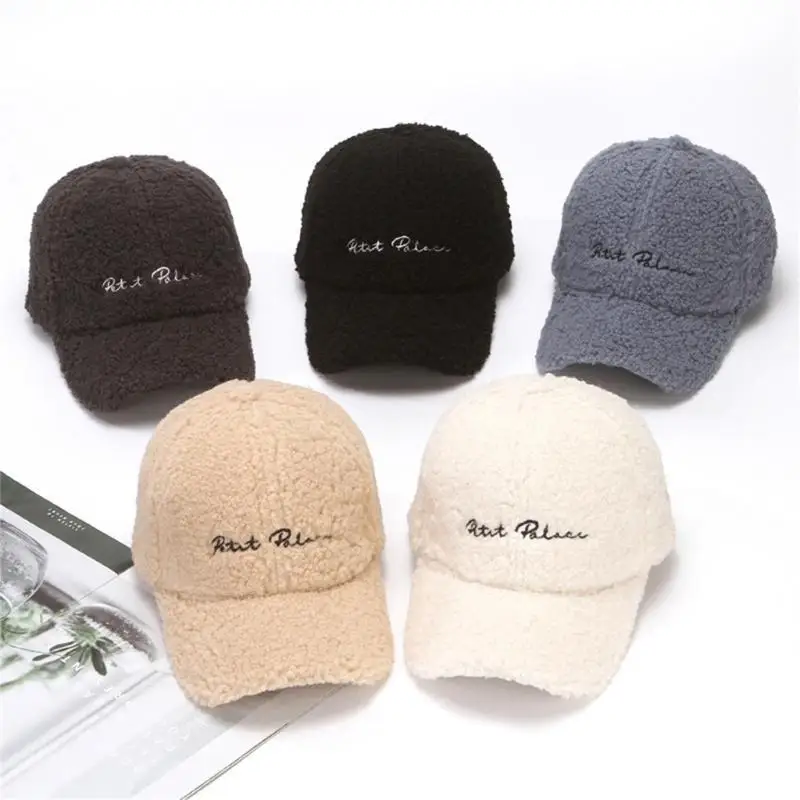 

652F Harajuku Baseball Cap Adjustable Cap Winter Hat Adult Teens Winter Duckbill Cap
