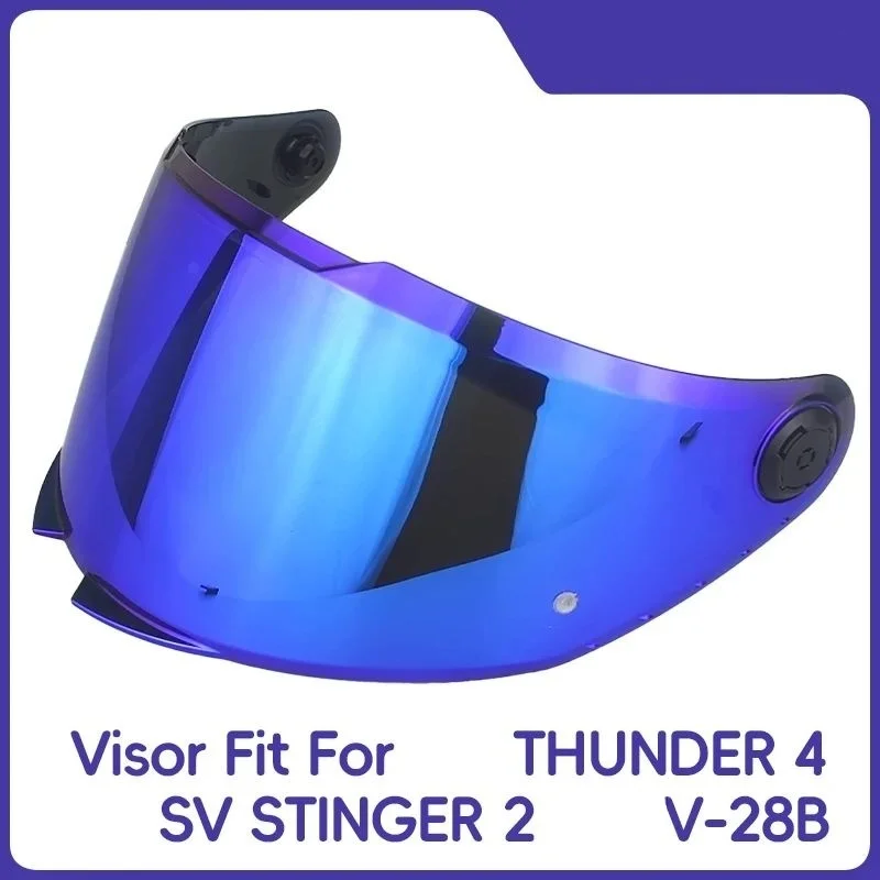 

Helmet visor Fit For THUNDER 4SV STINGER 2 V-28B V28 Replacement helmet shield Glasses Goggles Screen