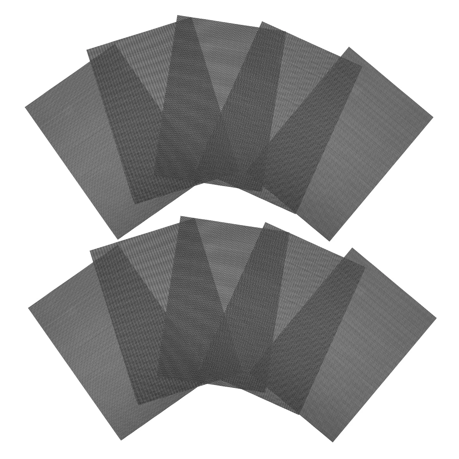 

10 Sheets Printable Plastic Patches Furry Costume Mesh Pvc for Mask Canvas