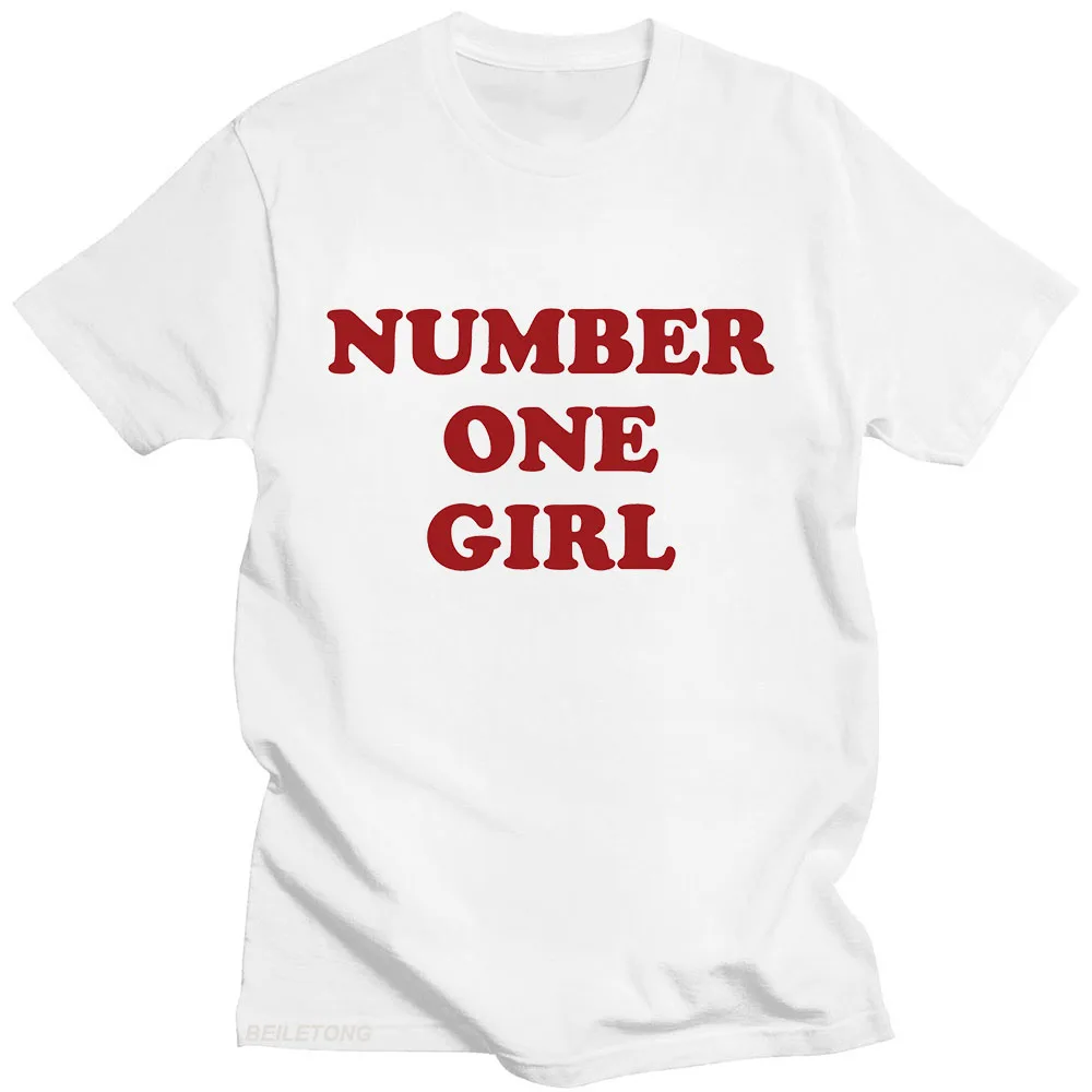 ROSé Number One Girl T Shirt Graphic Printing Hip Hop Vintage Tee-shirt Short Sleeve Cotton O-neck Tshirt Ropa Mujer Punk Tees