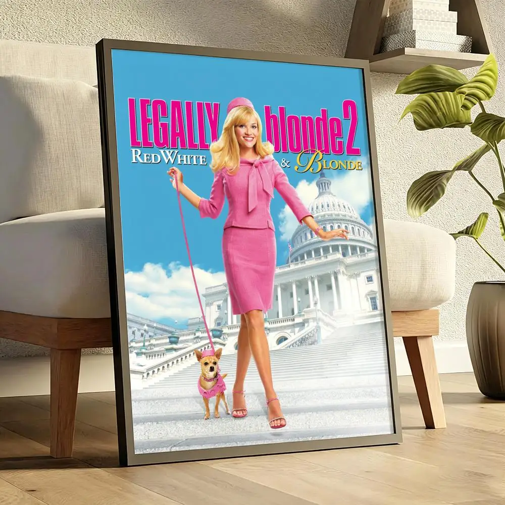 Legally Blonde Painting Calligraphy Canvas Poster Wall Art Aesthetic Home Decoration for Living Room