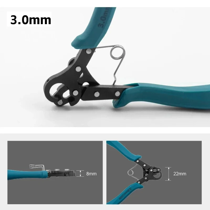 Wire Rolling Pliers 1.5/2.25/3.0mm For Wire Winding Bending Repair Jewelry Making Tool Round Nose Pliers For Wire Ring Wrapping