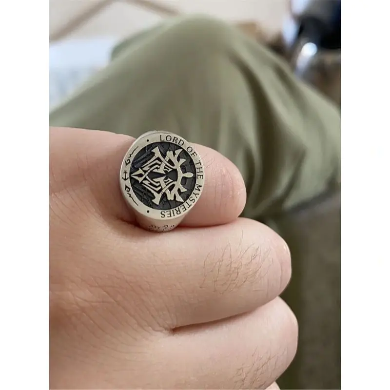 'Lord of Mysteries' Klein's '0' level sealed object The Holy Ring of Fools anime peripheral original rings and jewelry