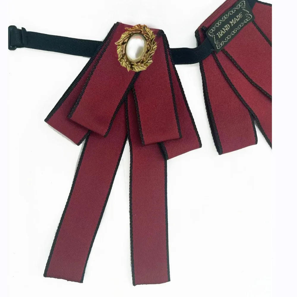 Fashionable Bow Tie Women's College Style Professional Uniform Collar Flower Shirt Bowknot Decoration