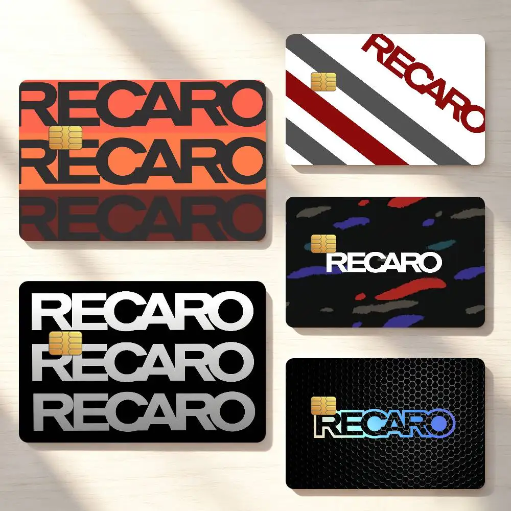 Fashion Cool Credit Card Skin Stickers For Bank Bus Metro R-Recaros-S Logo Cards Waterproof Anti-Scratch Gift 4PCS