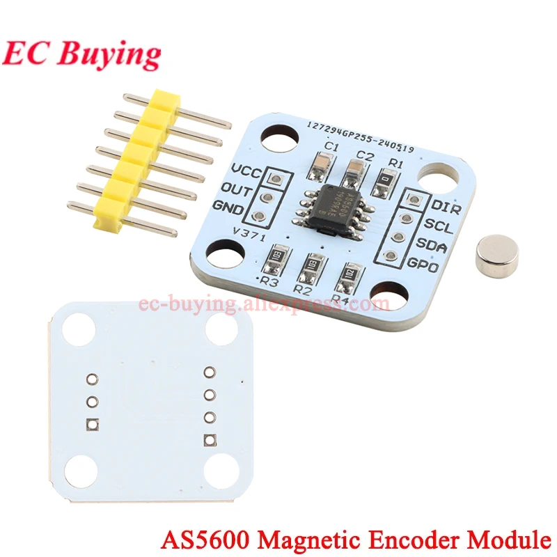 5Pcs/1pc AS5600 Magnetic Encoder Module TLE5012 MT6701 MT6816 MT6826S AK09911C 3144E Hall Sensor Induction Control Door Switch