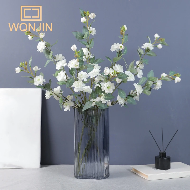 1PC,Artificial Camellia Silk Flowers Fake Camellia Artificial Flowers Branch for Wedding Party Backdrop Home Table Garden Decor