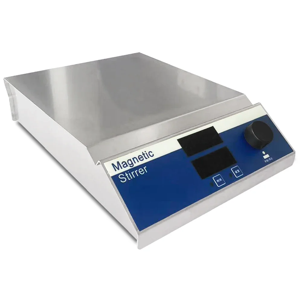 Digital Stirrer Max.50L Large Capacity Stir Plate Mixer 100-1500rpm Timing Function Laboratory Instrument