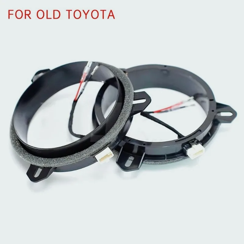 ZF-T Adaptador Audio Para Altavoz Coche, Soporte Espaciador Almohadilla Montaje, Anillo Bocina Para Toyota Coroll