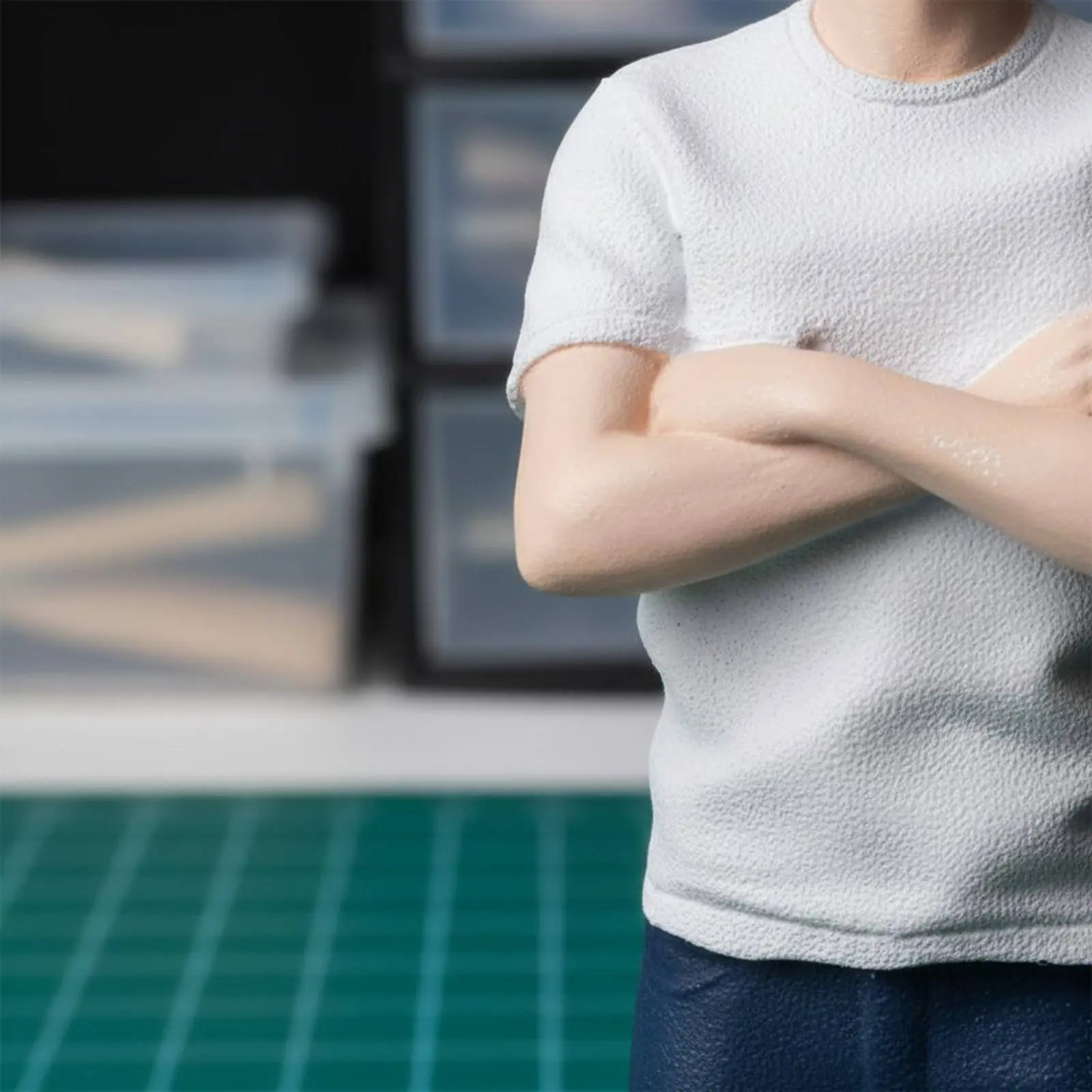 

1:64 Mini Man Model DIY Scene Building 1:64 Scale Figure Alloy Doll Model Miniature Scene Display Miniature Man Figurine
