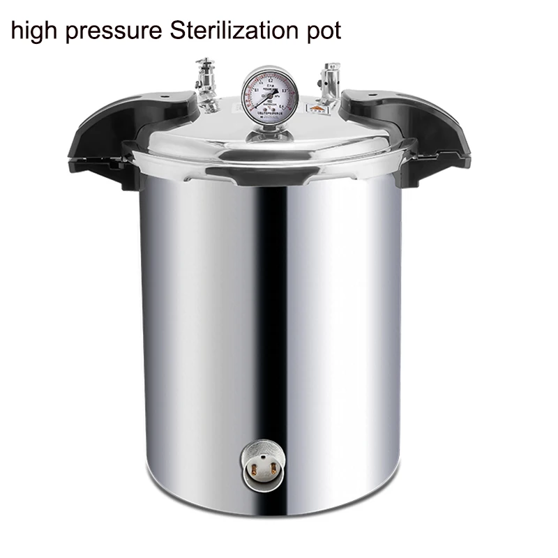 

18L/24L vertical Portable Stainless Steel Pot Sterilizer Autoclave Fully Automatic High Temperature Pressure Steam Pot