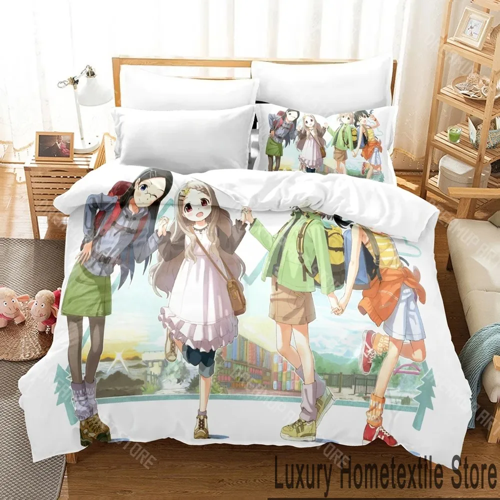 3D Printed Encouragement Climb Anime Bedding Set for Boys Girls Duvet Cover Pillowcase Twin Queen King Full Single Double Sizes