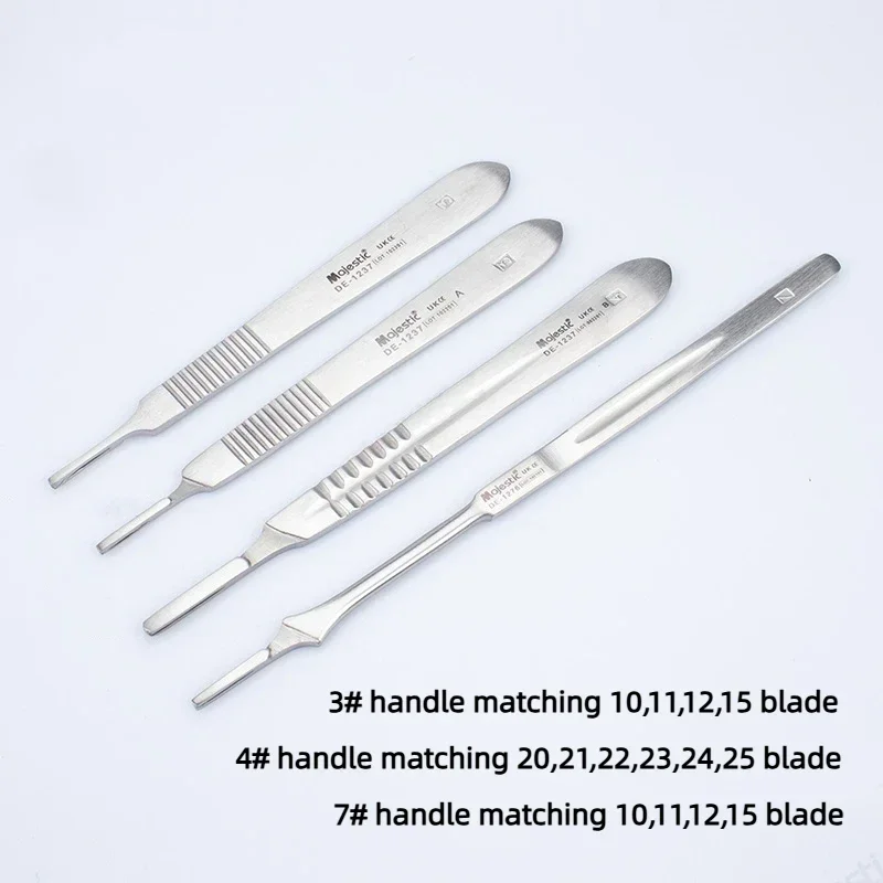 Professional 1 Pcs Dental Surgical Scalpels Handle - Blade Handle Holder with Safety Remover, Specialized for Dental Implant Sur