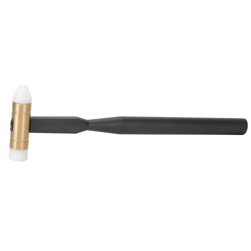 Stainless Steel Watch Repair Hammer Black Length 235mm Watchmakers Hammer Multi-Functional Hammer Watch Repair Work