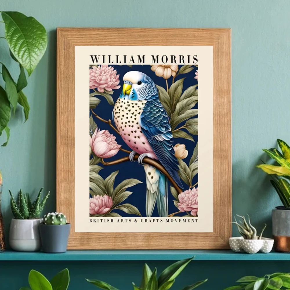 William Morris Cat Posters Art Nouveau Prints Owl Fox Floral Vintage Canvas Painting Victorian Wall Art Living Room Home Decor