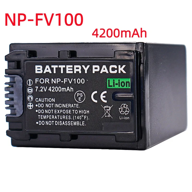 4200Mah NP-FV100 Np… - image