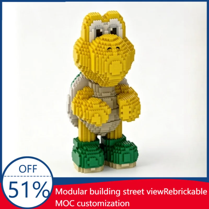 

3431 PCS MOC Koopa Troopa Building Blocks Model Educational DIY Assembly Toy Children For Collection And Display Festival Gifts