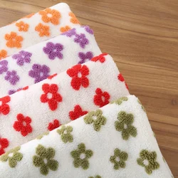 Imitation Lamb Wool Jacquard Fabric Fashion Clothing Plush Toys Handmade Diy Soft Delicate Wholesale Cloth Per Meter for Sewing