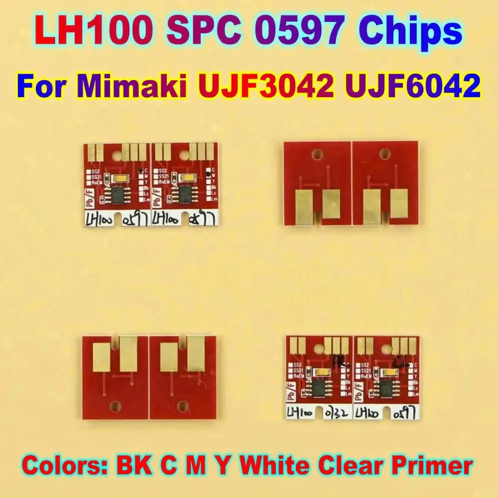 

Permanent Printer Mimaki LH100 Chips for Mimaki UJF3042 UJF6042 Chip LH 100 Spc 0597 PRIMER 0731 Mimaki LH100 Printers Ic Chip