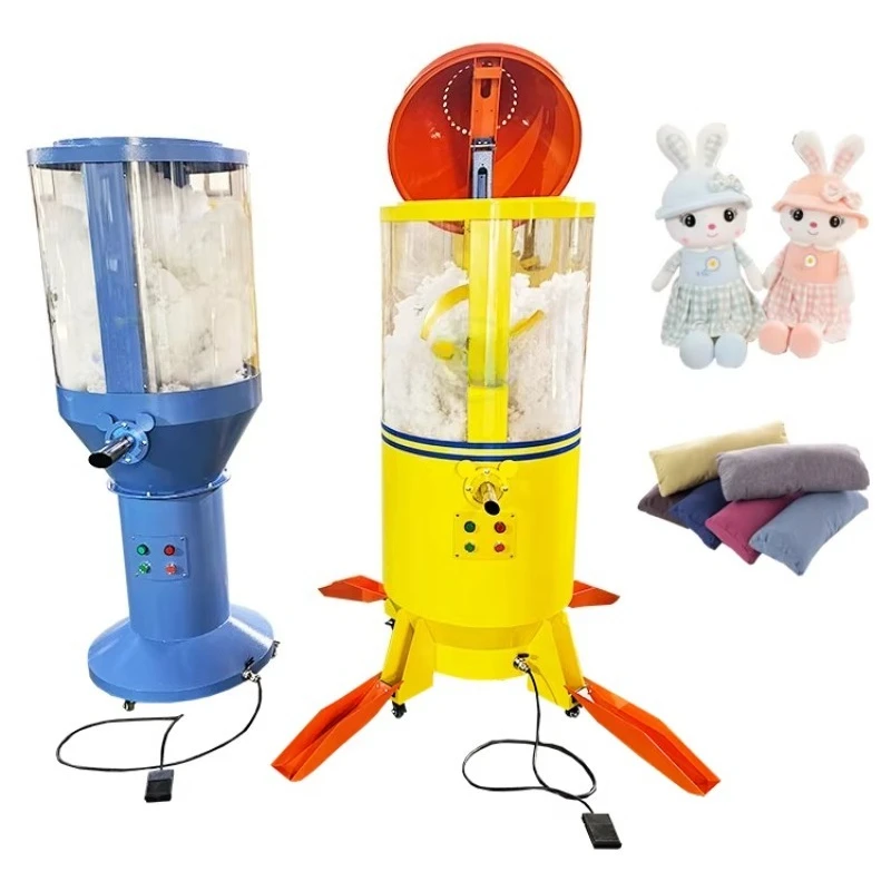 Soft Plush Toy And Pillow Production Machine, New Fiber Stuffing Equipment For Stuffed Toy & Home Textile Processing