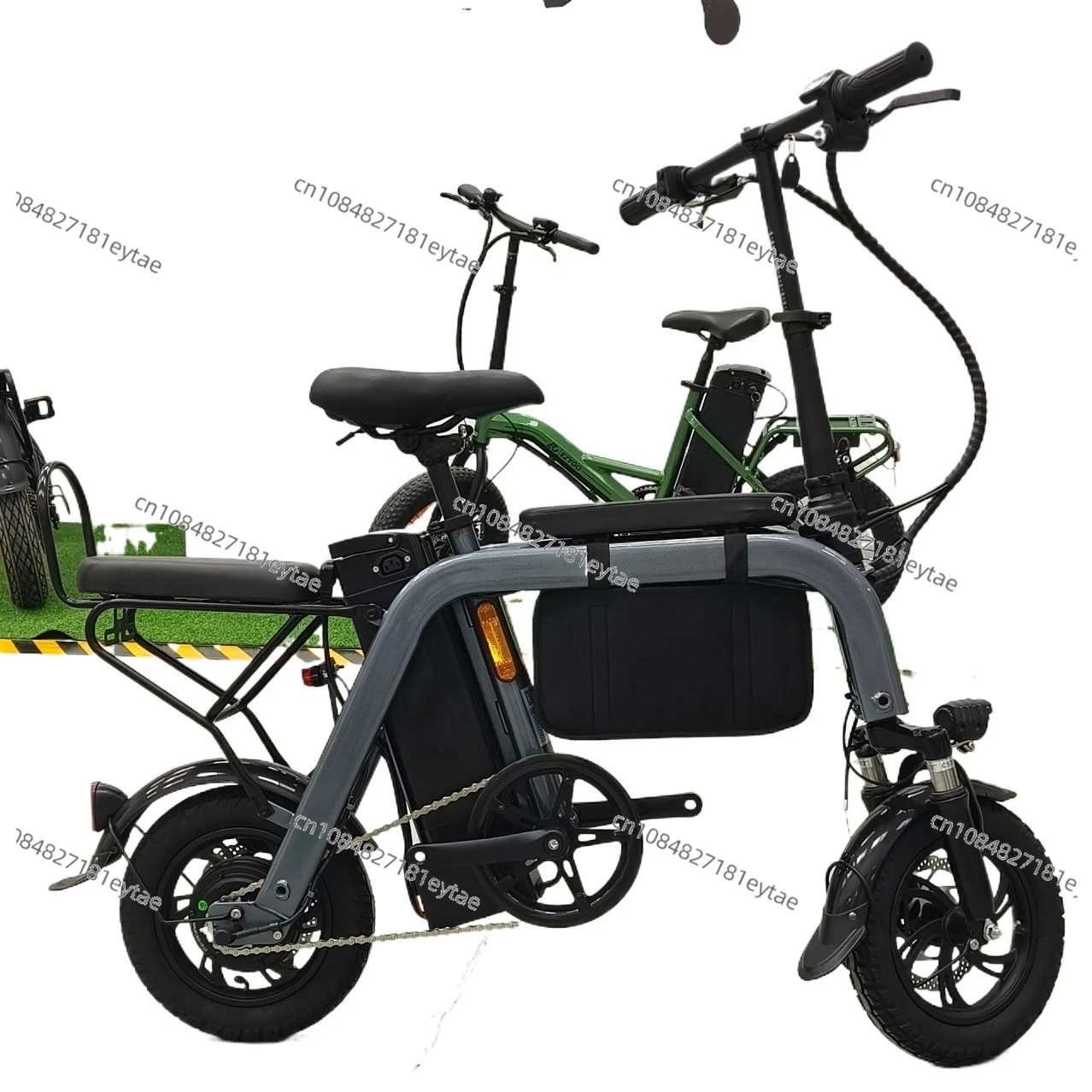 

Интеллектуальный электромобиль, электромобиль, двухколесный велосипед, двухместный, цельный автомобиль Bao Ma, красный и серый