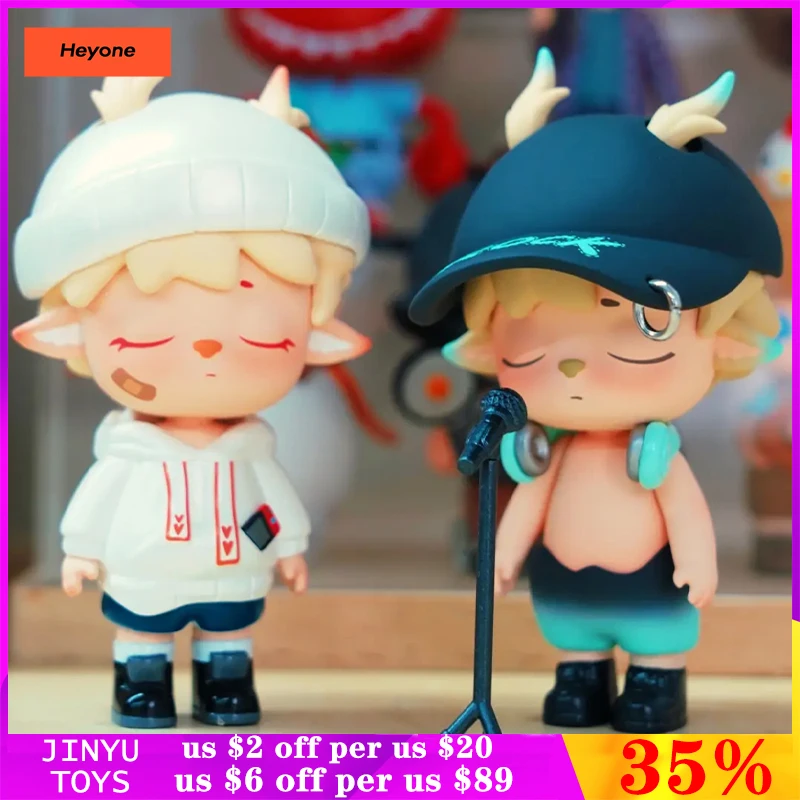 Original BlackToys MIMI Series Hanging Cards Rocker Street Boy Cute Anime Action Figure Limited Edition Children's Holiday Gifts