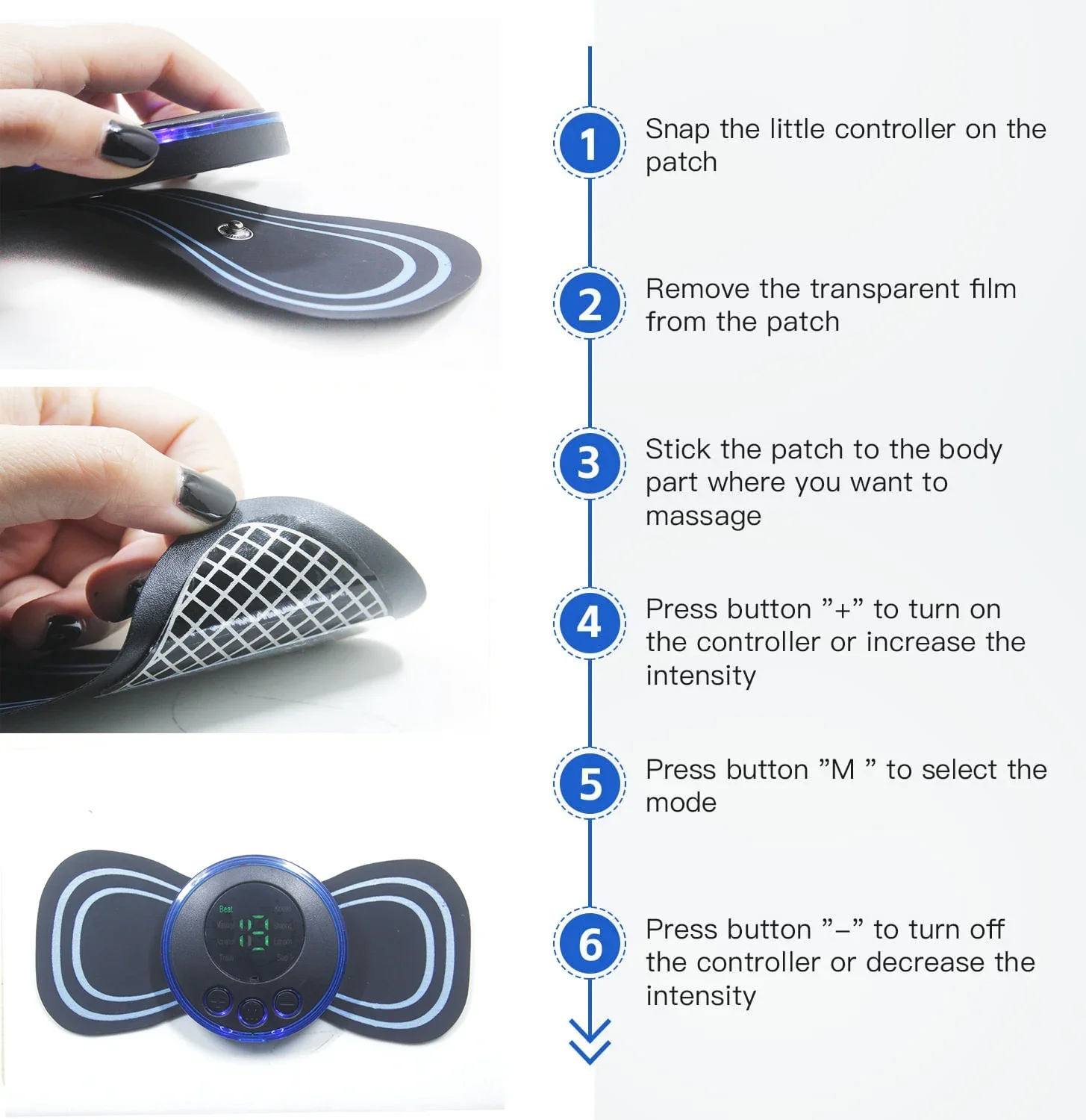 Electric Foot R Portable Electronic Massage Pen Neck Body Massage Trainer Massage Pen Muscle Massager Relieve Fatigue