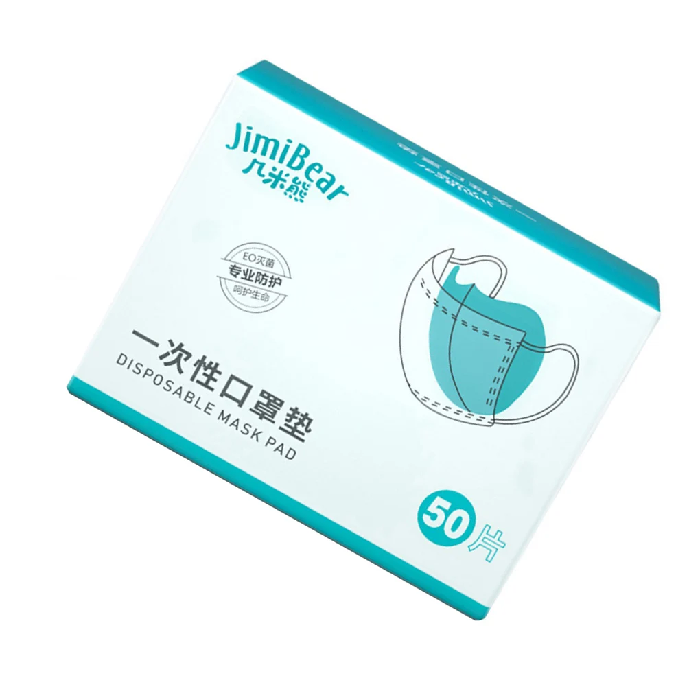 

50 шт., фильтрующая подушечка для лицевой крышки, 3 слоя нетканого материала, пылезащитная, дышащая, крышка для лица, вставка для фильтра, вкладыш