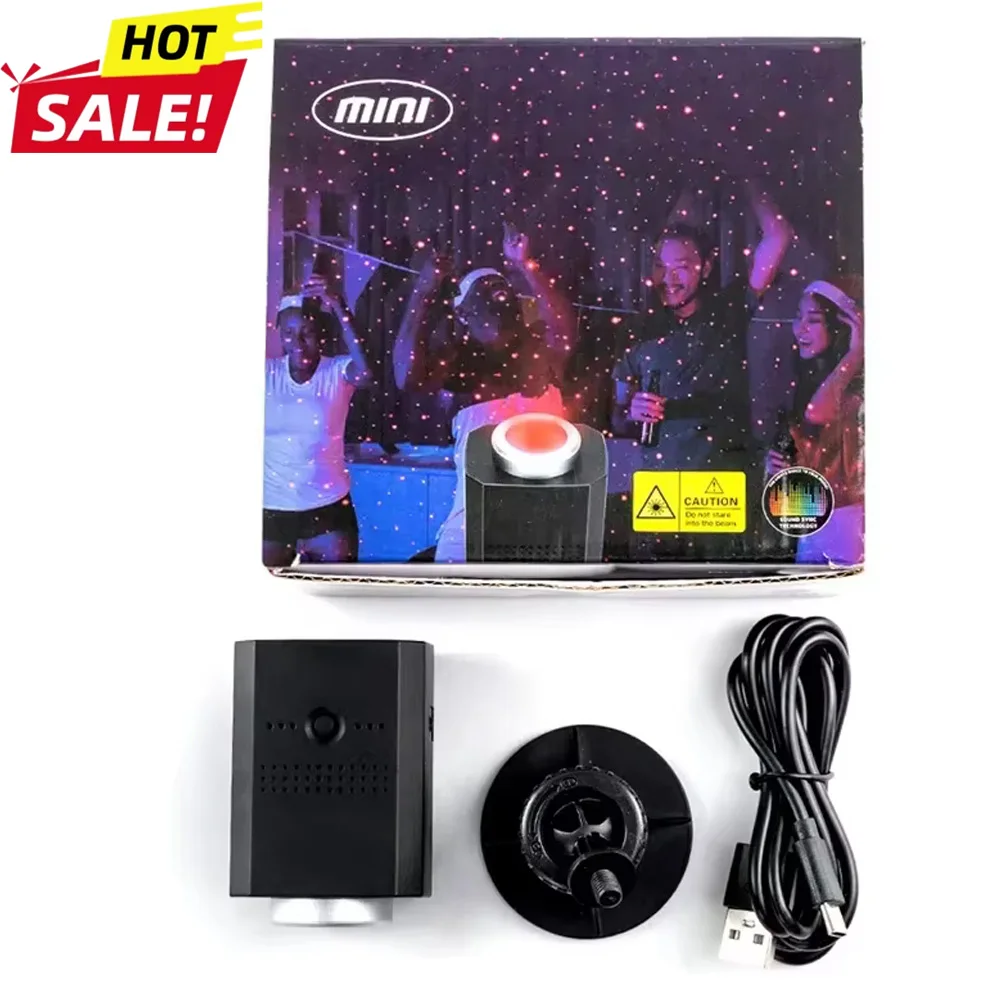 

Rechargeable Starry Sky Projector With Battery Multiple Modes Car Starry Sky Projection Lamp Bedroom Atmosphere USB Night Light