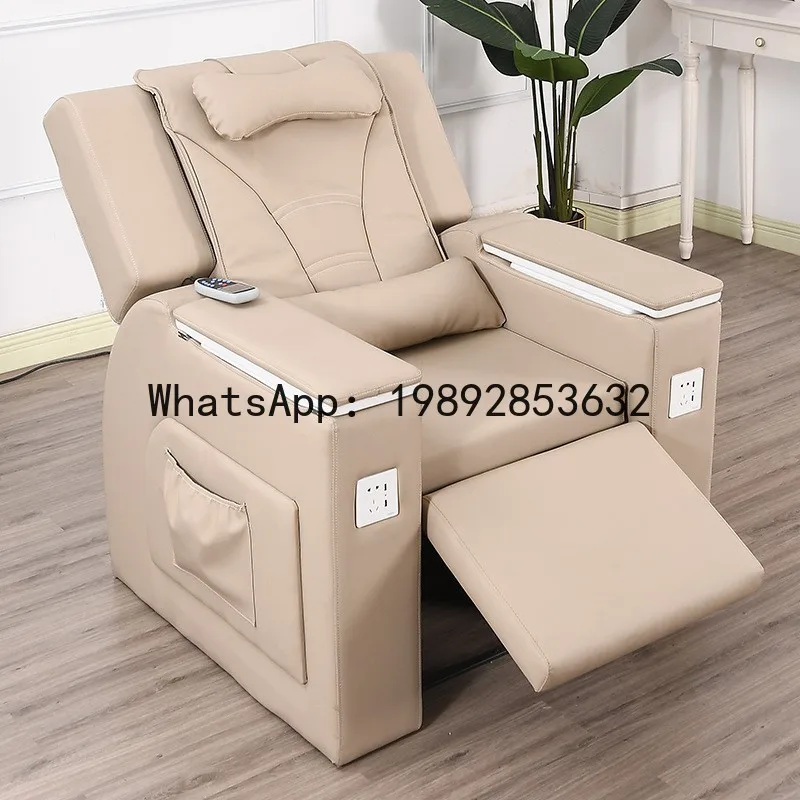 CZ Electric Massage Nail Sofa Foot Bath Chair Nail Salon Beauty Salon Eyebrow Tattoo Eyelash Extension Recliner Foot Bath Sofa