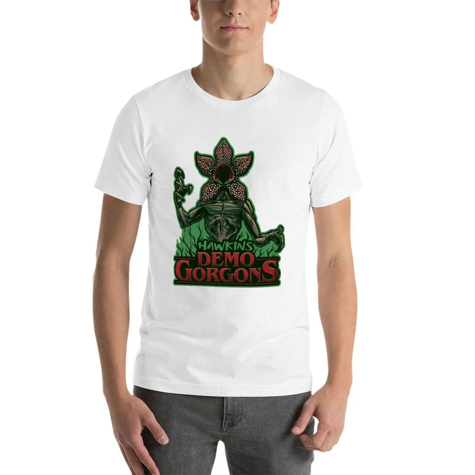 هوكينز ديموجورجونز - تي شيرت الفريق الرياضي تي شيرت قطن 100% تي شيرت للرجال