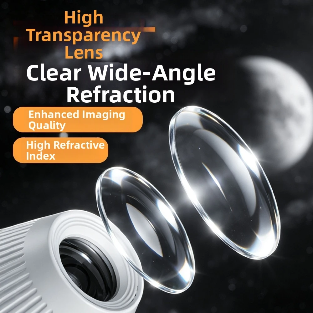 Large Range USB Ambient Light Adjustable Focus Distance 360° Rotate Galaxy Projector LED Projection Starry Sky Projector
