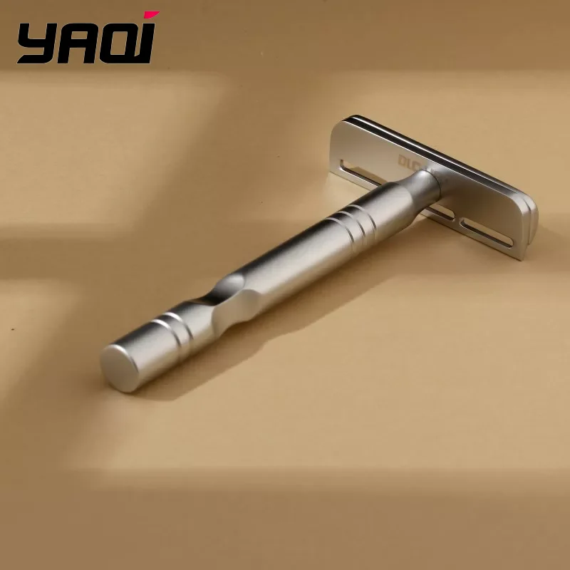 2026-yaqi-マットクロームカラー-acブレード-エクスカリバー-片刃-メンズシェービング安全かみそり