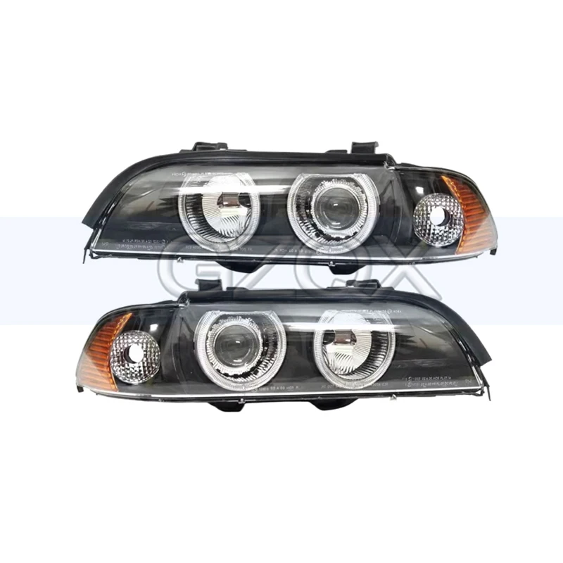 CAPQX A Pair Headlight Front Bumper Head Light Head Lamp For BMW 5 Series E39 1997-2003 Headlamp Car Light