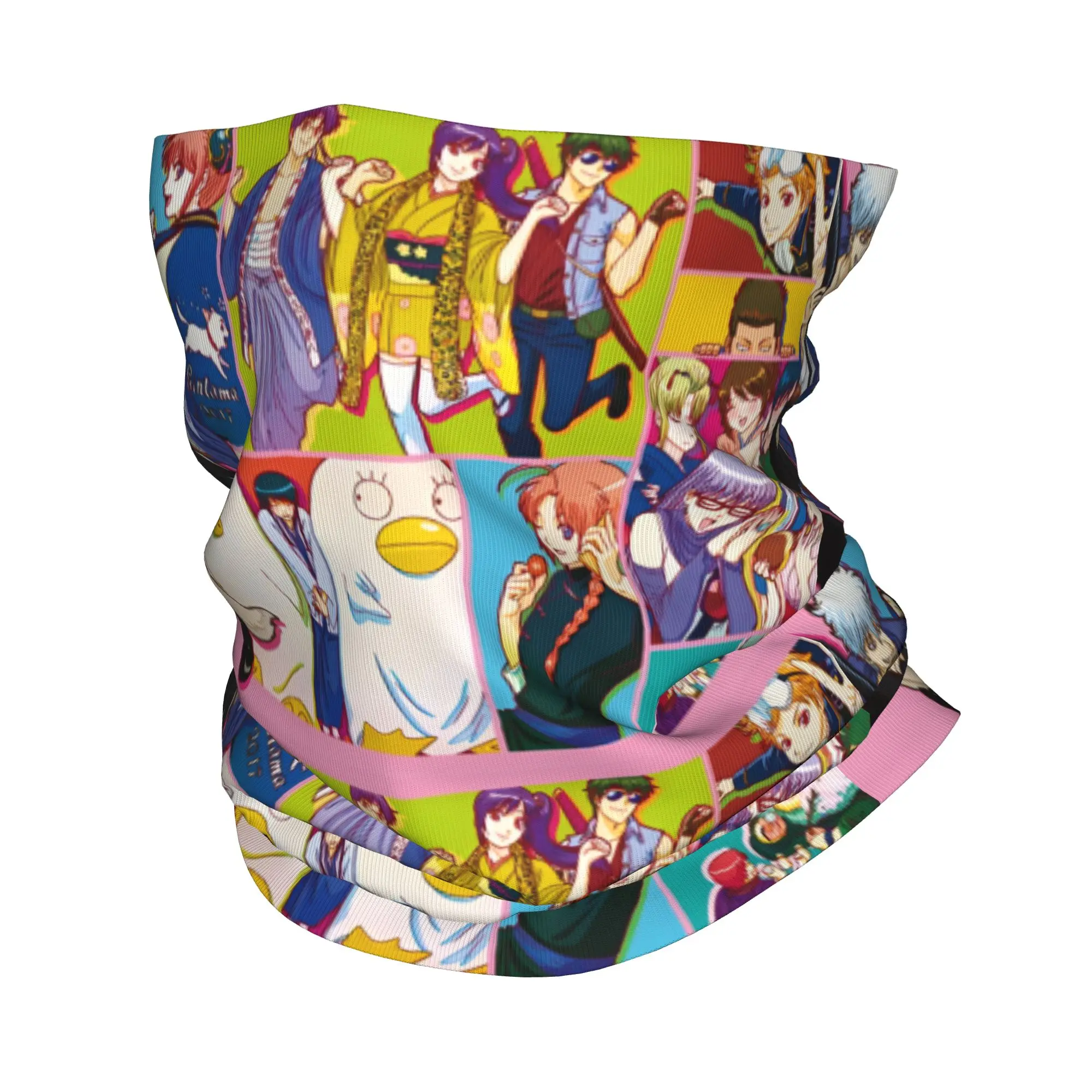 

Custom G-Gintamaes Cartoon Neck Gaiter Men Women UV Face Shield Winter Bandana Scarf for Hiking
